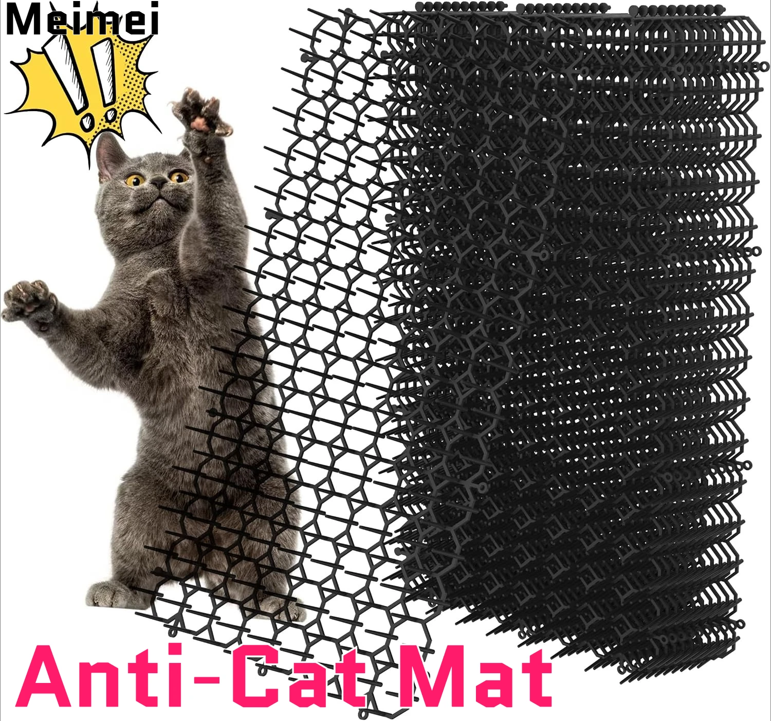 Cat Mat for Cats with Spikes Cat Repellent Dog Digging Deterrent Pad for Indoor Outdoor Sofa Garden Flowerbeds Garden Supplies
