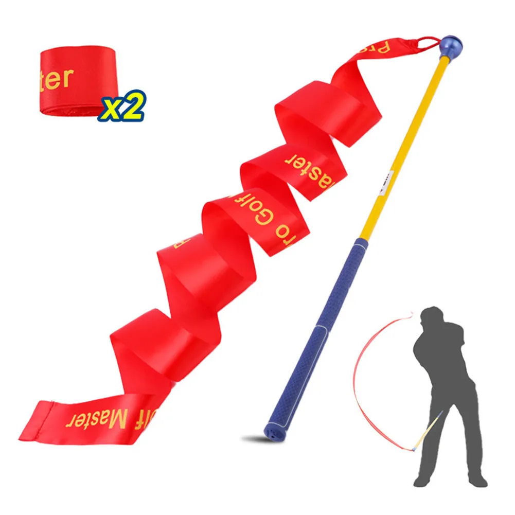 Ribbon Golf Swing Exerciser, Visual Swing Trajetória, Aumentar a Velocidade, Dominar o Ritmo de Swing, Suprimentos de golfe