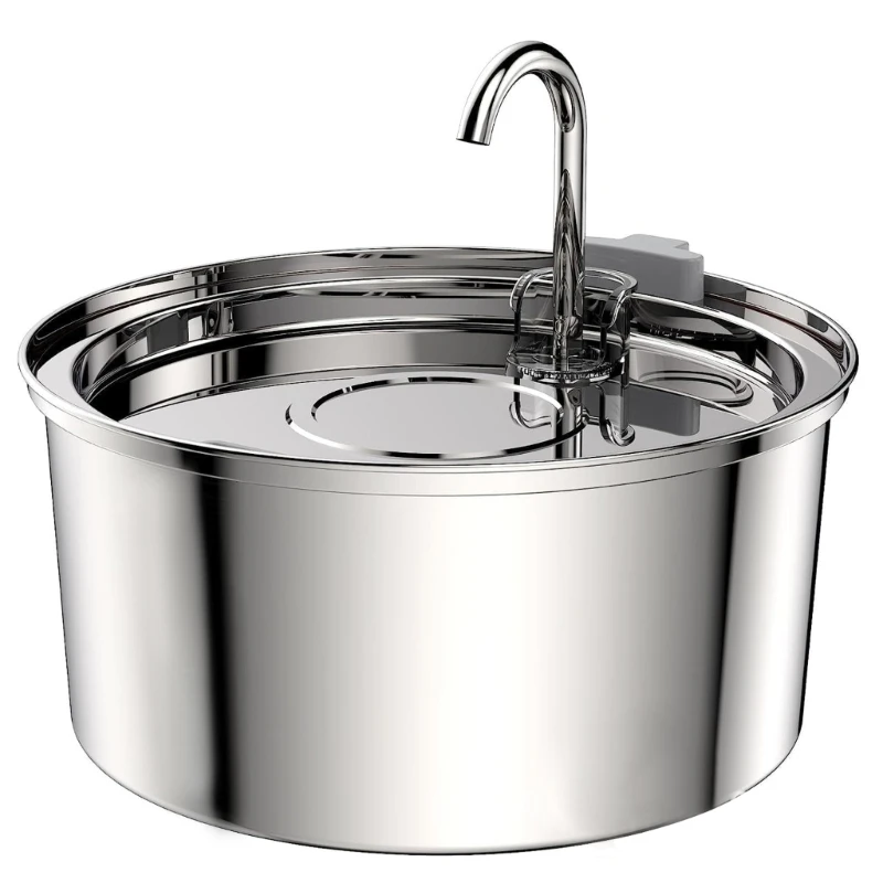 

3.20L Pet Cats Water Fountain Низкий уровень шума Регулируемая чаша для воды для собак Диспенсер для воды