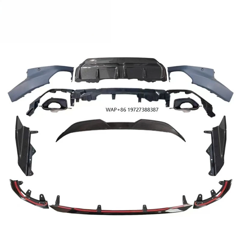 

2 Series Coupe G42 Mp Style Dry Carbon Fiber Body Kit Car Parts Side Skirts Front Lip Rear Diffuser Bumpers Automotive