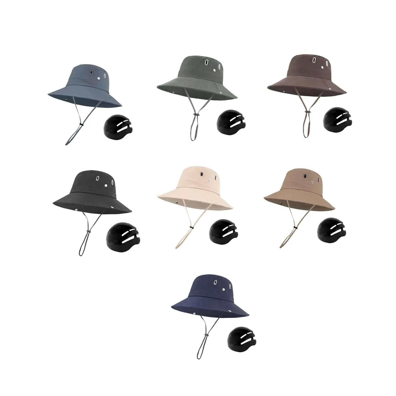 Sun Hat Fishing Hat Sun Protection Stylish Shock Absorbing Sun Visor Hat Beach Hat for Camping Work Climbing Gardening School