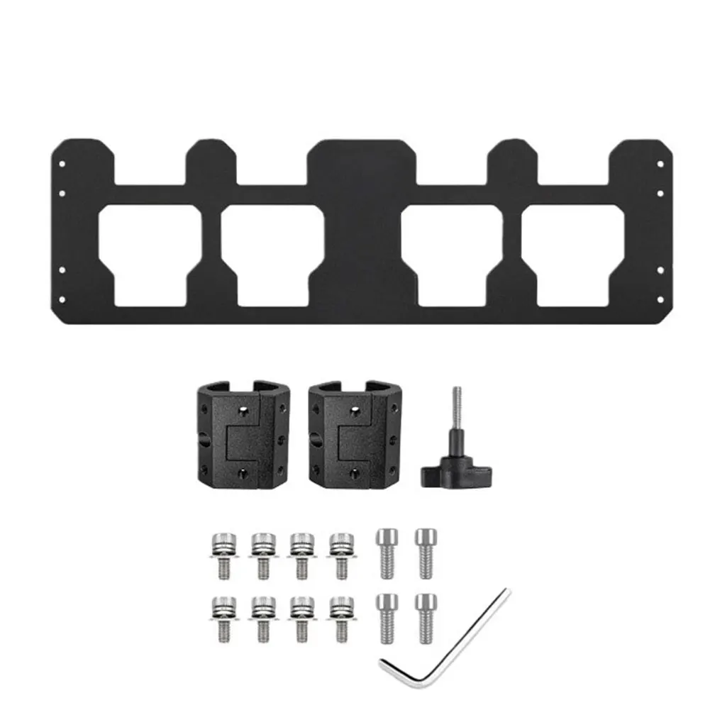 Front Storage Bracket For Packout Toolboxes Black Anodized Aluminium Foldable Extension Mount Organizer Rack Accessories