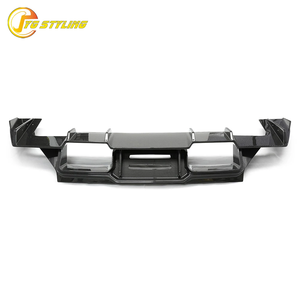 V Style Dry Carbon Fiber Rear Bumper Lip Diffuser for BMW M2 Couple G87 2023+