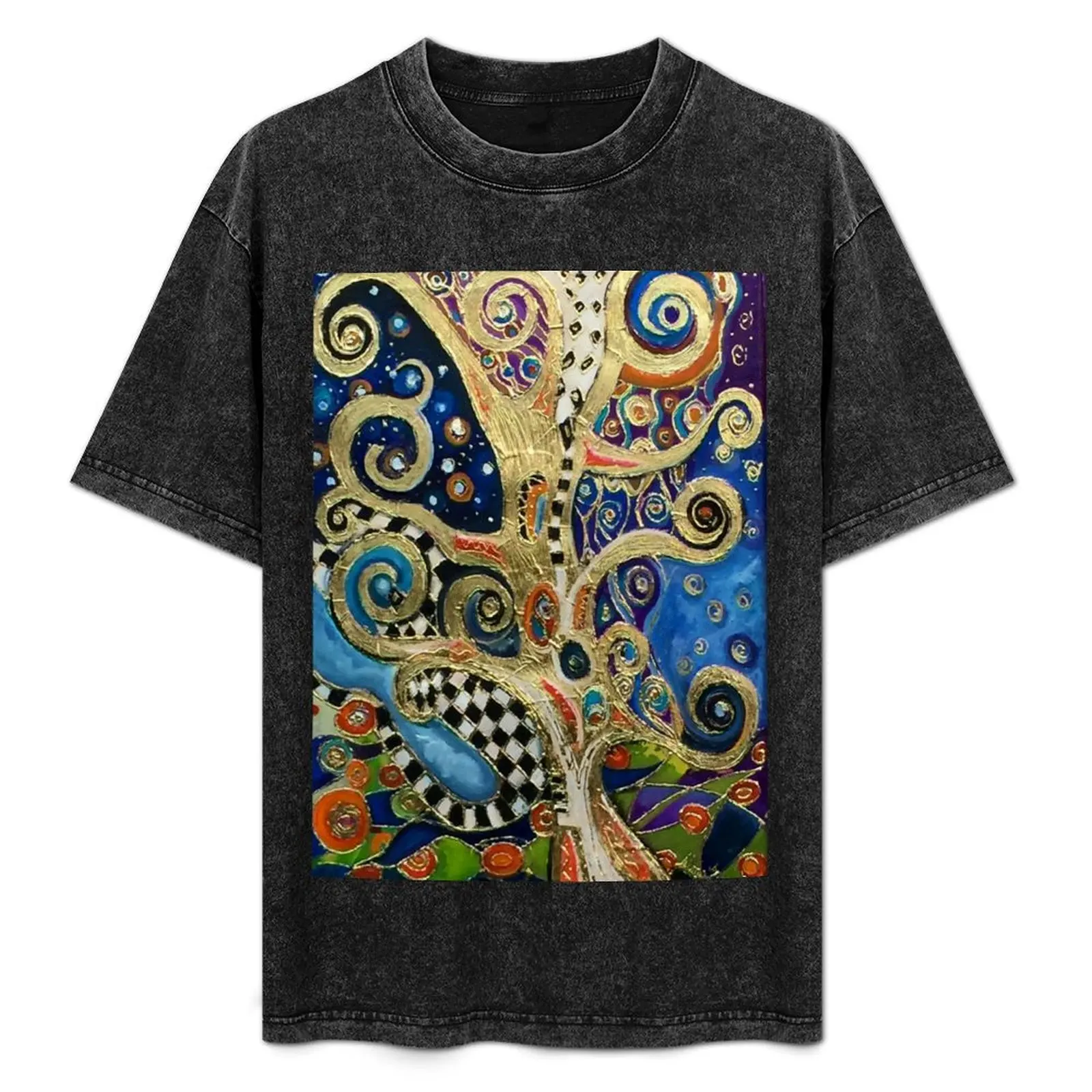 

The Changing Seasons of Klimt T-Shirt quick drying boys whites mens t shirt graphic