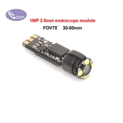 Modulo endoscopio USB da 1MP 3.5mm obiettivo HD FOV75 blea messa a fuoco regolabile per tubazioni industriali EZ-EN35S-RT