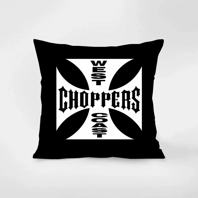 Pillow Case West Coast Choppers Home Decorative Gift Sofa Car Super soft Cushions Square Pillowcase Chair Pillow Cove 009