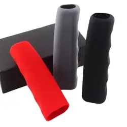 Hand Brake Sleeve Car Silicone Handbrake Cover Anti-Skid Easy To Clean Shift Non Slip Grip Handle Car Accessories