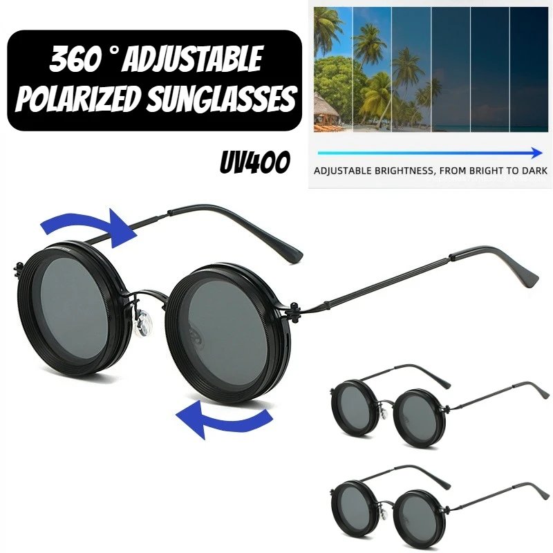 

New Adjustable Light-reducing Sunglasses Outdoor Fishing Driving UV400 Personalized Polarized Sunglasses Neutral Fashion Glasses