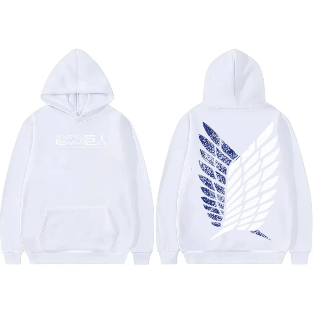 

Attack on Titan Wings of Liberty Comfortable Crew Neck Sweater Hoodie Casual Sports Top Spring and Autumn Popular Men and Women