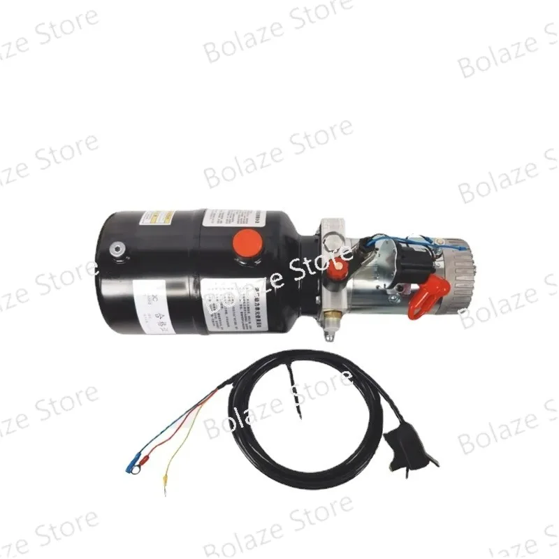 

12V 24V 48V 60V 72V 2000W unidirectional hydraulic power unit, electric three-wheel, fuel motorcycle modified dump bucket