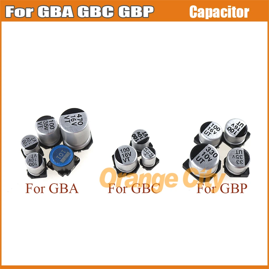 

30Sets For GBA GBC GBP Motherboard Capacitor For Gameboy Advance Mainboard Capacitor For Gameboy Color Pocket Replacement