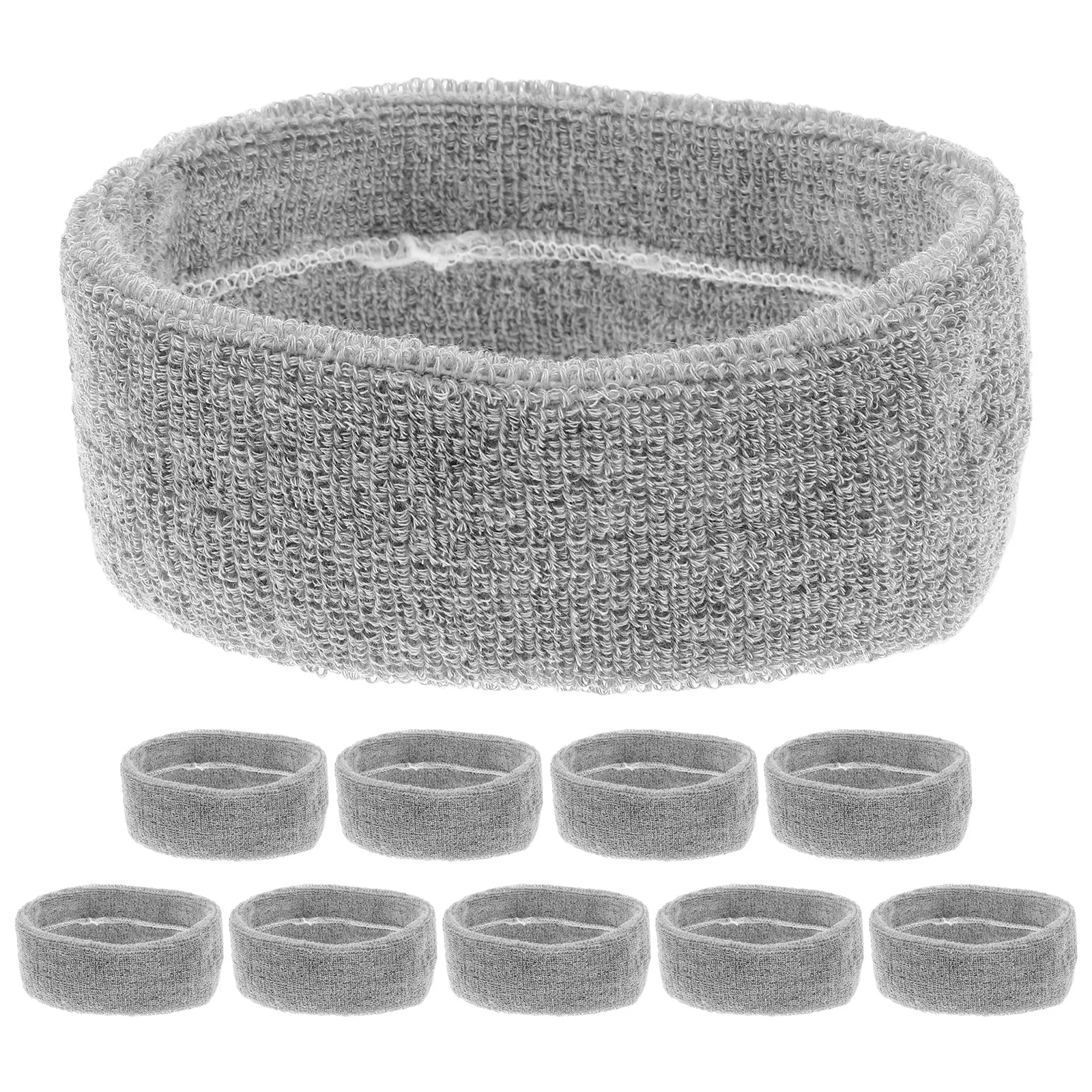 

10Pcs Workout Headbands for Women Sweatproof Yoga Running Fitness Headband Breathable Nonslip Athletic Hair Band for Sports