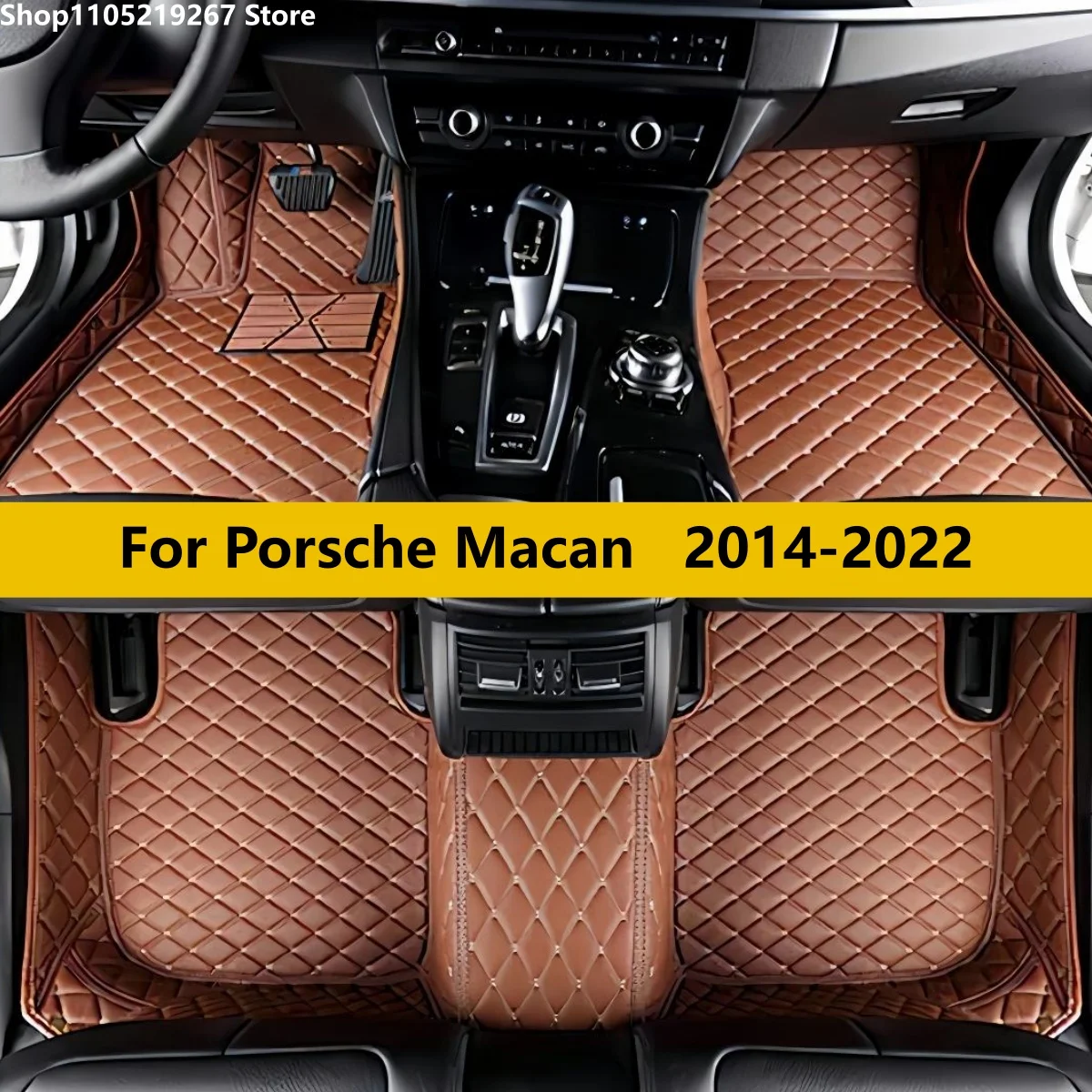 

Автомобильные коврики подходят для Porsche Macan 2014-2022, автомобильные коврики, водонепроницаемые автомобильные аксессуары для интерьера