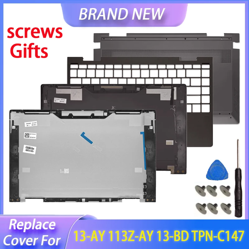 استبدال الغطاء ل ENVY X360 13-AY 113Z-AY 13-BD TPN-C147 شاشة LCD الغطاء الخلفي السفلى Palmrest العلوي الغطاء السفلي الغطاء الخلفي العلوي