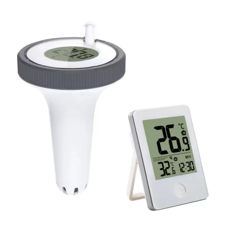 

Wireless Connection Digital Swimming Pool Bathrooms Aquarium Thermometer LCD Display Outdoor Floating Thermometers