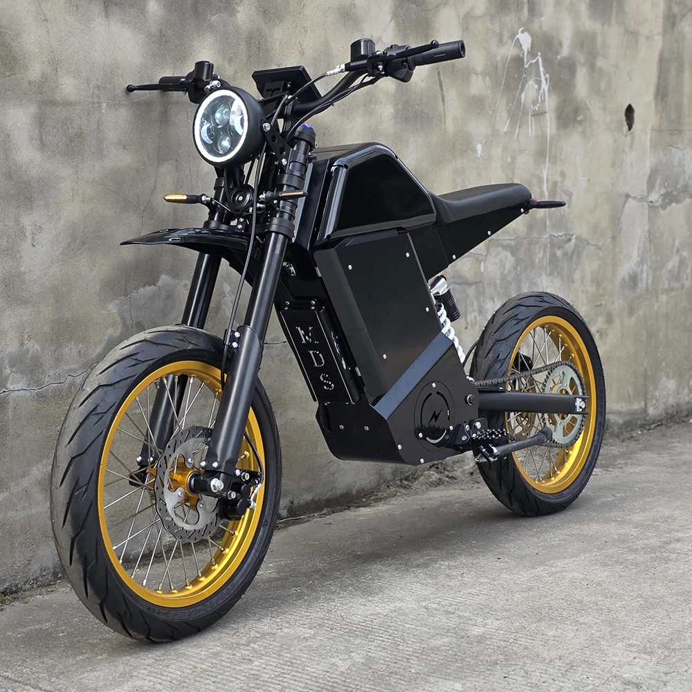 Carbon Steel Frame MD-5X 72V Brushless Motor Off-Road Electric Mountain Bike For Adults With Long Range 75Ah Battery