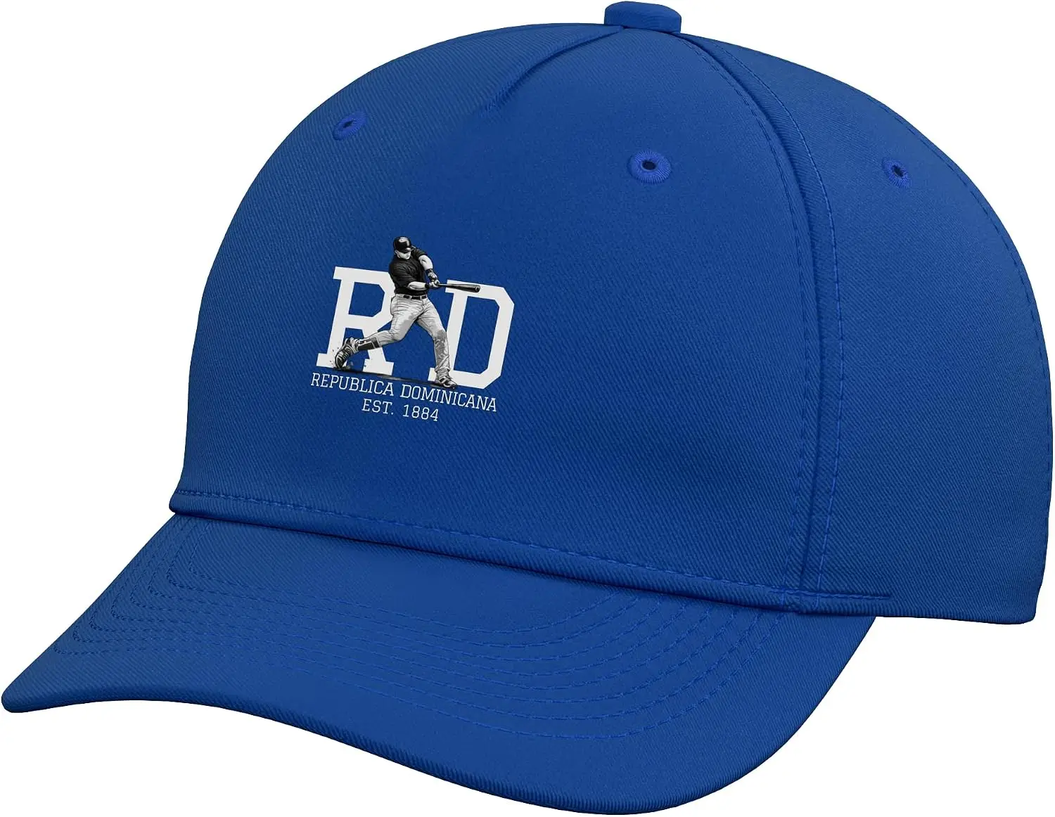 Dominicano Flag RD Dominican Republic Baseball Bandera Adjustable Baseball Hat Printing  Activities and Daily Wear