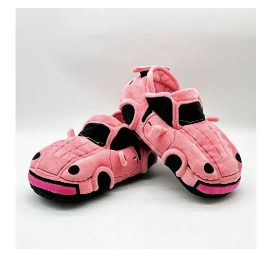 New racing plush slippers