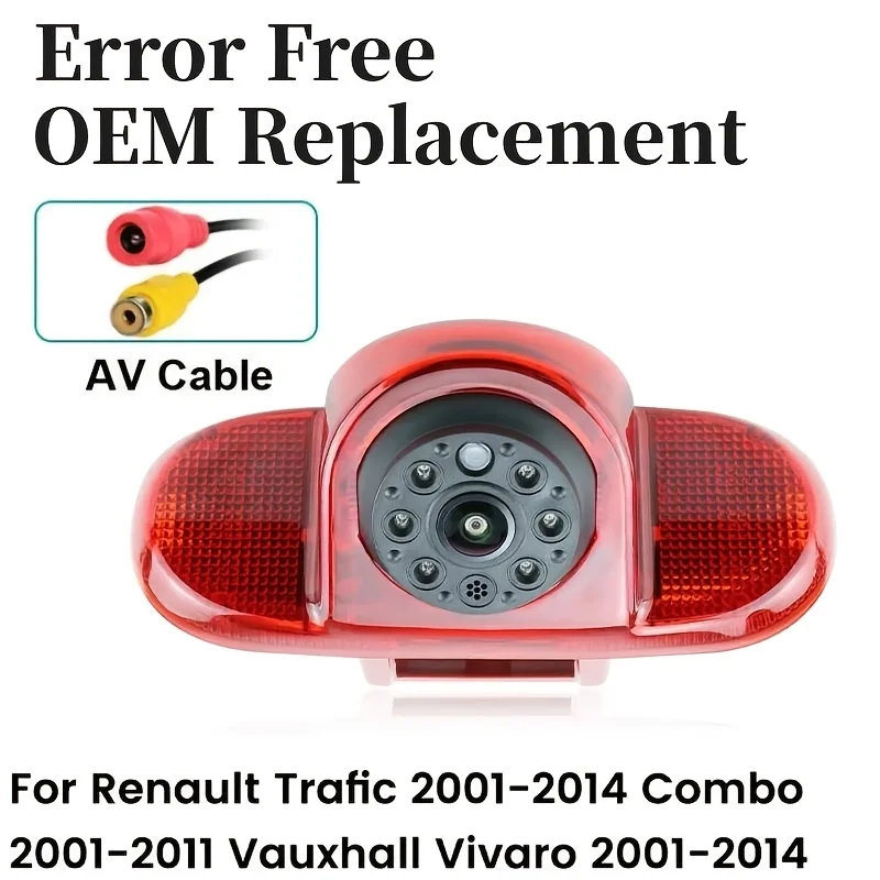 Fehlerfreie Rückfahrkamera für Renault Traffic 2001-2014, für Vauxhall Vivaro 2001-2014, für Combo 2001-2011 - Auto-Rückfahrkamera
