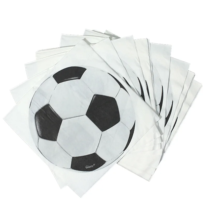 Disney Sports Football Birthday Party Decoration Paper Cup White Football Blowing Dragon Disposable Tableware