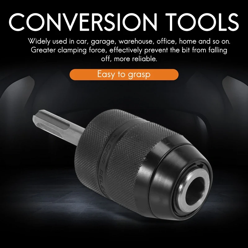 Schlüssel loser Bohrfutter adapter, 2-13mm 1/2-20unf montiertes profession elles Hochleistungs-Konverter werkzeug mit SDS plus Schaft adapter
