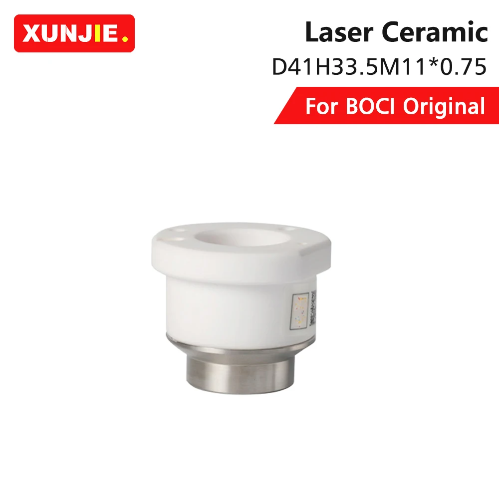 Imagem -02 - Xunjie Boci Fibra Laser Anel de Cerâmica Suporte de Bico de Corte Original D41 M11