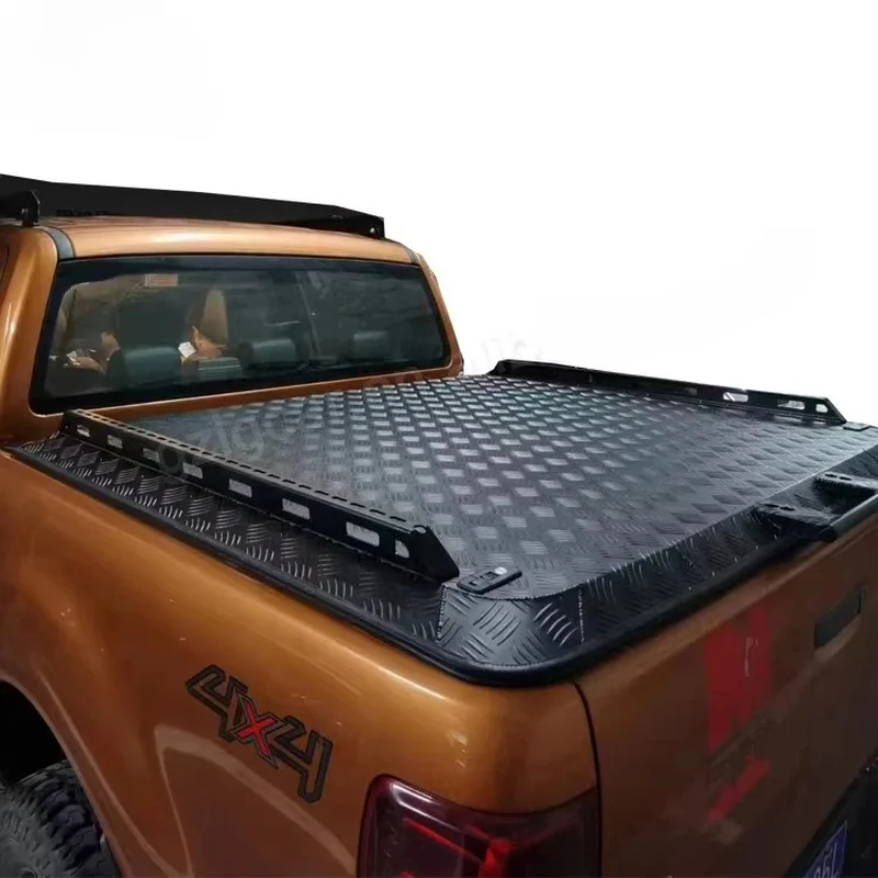 Truck Bed Cargo Space Retractable Electric Lid Pickup Roller Shutter Waterproof Slide Smoothly Tonneau Cover