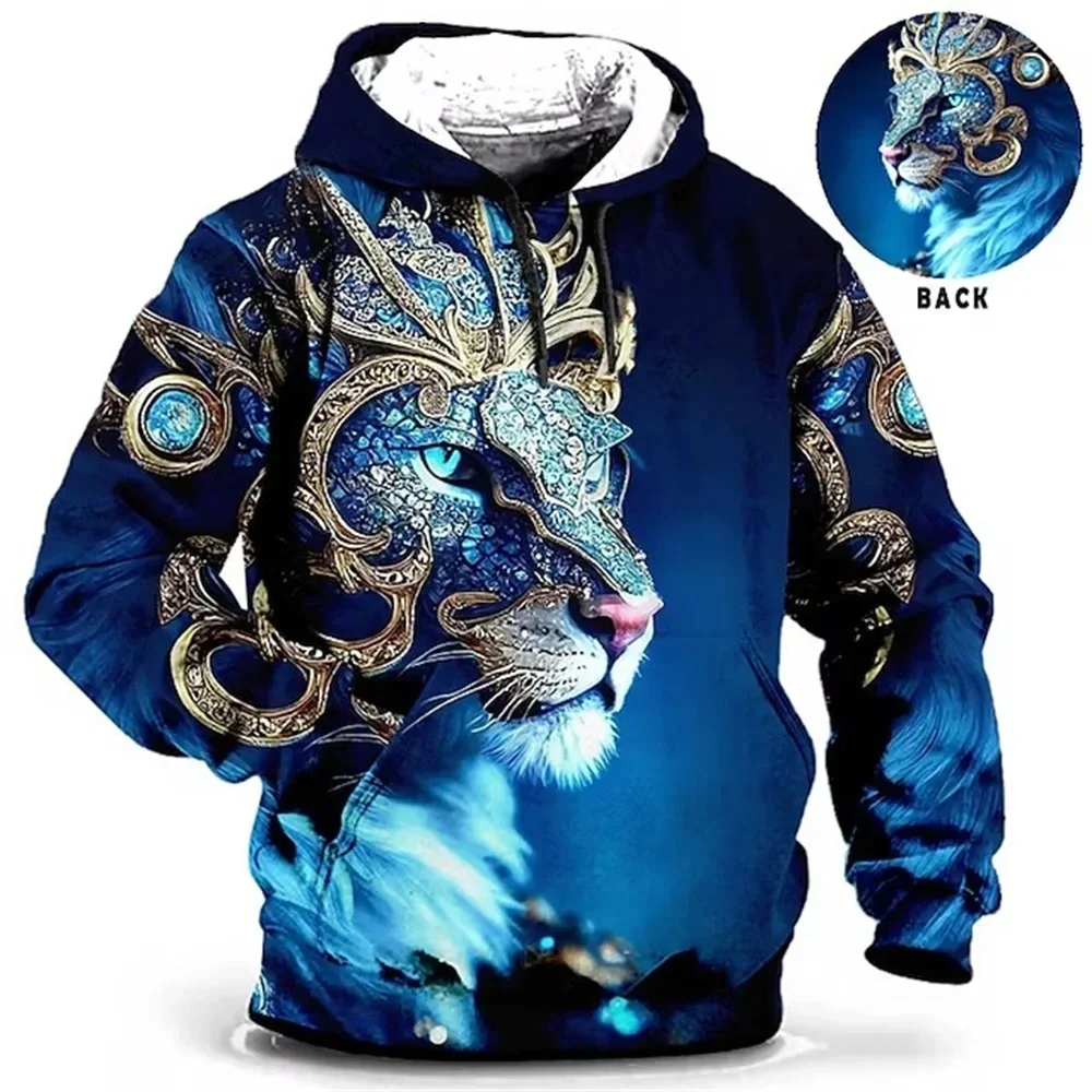 

Divine Beasts Divine Dragon 3d Printed New Men's Fun Hoodie Animal Divine Beasts Street Casual Trend Large Size Unisex Pullover