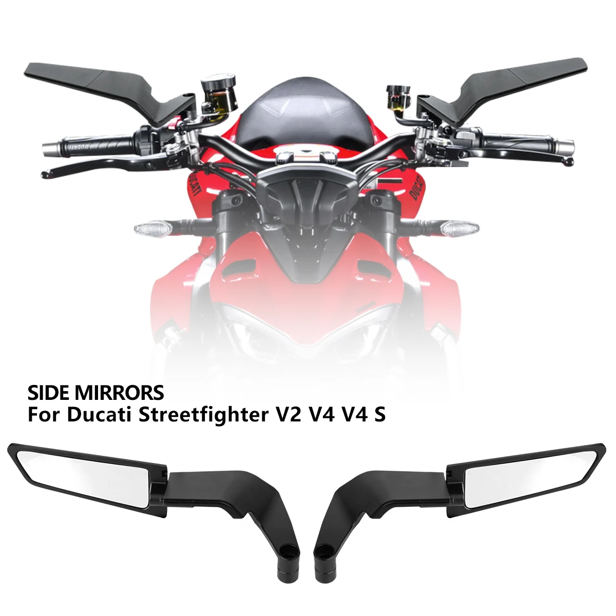 Motorcycle Accessories Mirrors Stealth Winglets Mirror To Rotate Adjustable Mirrors For YAMAHA MT 03 07 09 R1R3R7 XMAX KTM BMW