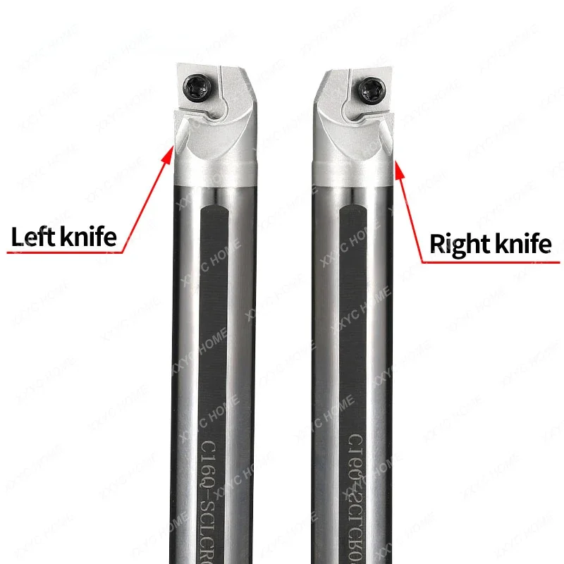 Left knife side hard alloy 18mm 20mm 25mm 32mm 40mm squake proof olid carbide shank SCLCR09 12 CNC turnig boring bar CCMT09T304