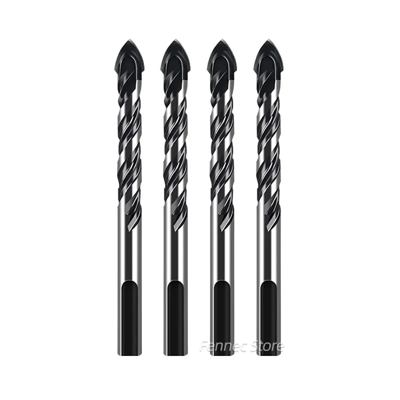 6-12 Mm Triangular Drill Set Bit Perforating Glass Metal Tile Drill Bit Ceramic Concrete Brick High Hardness Super Hard Alloy
