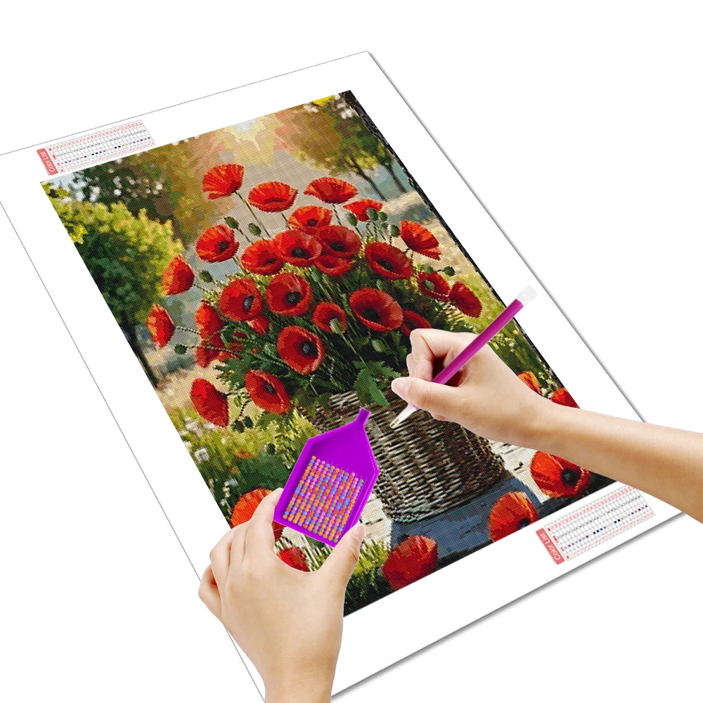 Huacan Tam Elmas Boyama Gelinc - Embroidery Hoop Square incelemesi ve fiyatı