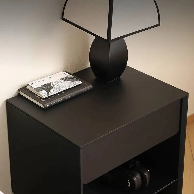 

Premium Minimalist Nightstand Aesthetic Trendy Modern Luxury Nightstand Drawers Storage Mesitas De Noche Bedroom Furniture