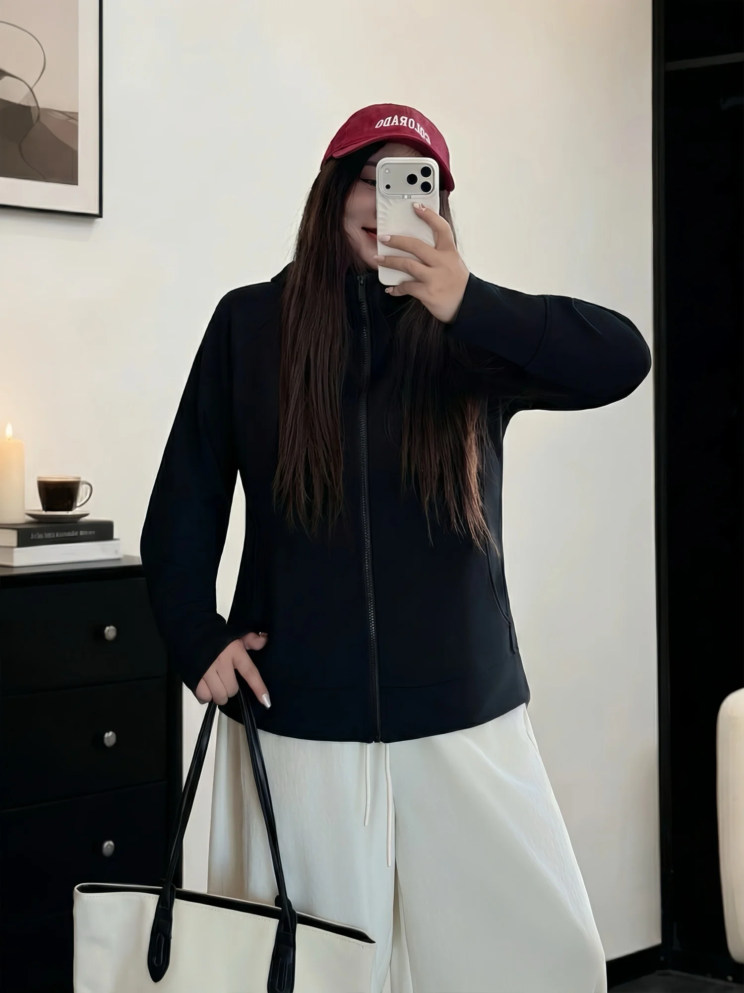 

plus Size Women's Hoodie Short Jacket Long Sleeve Spring New Lazy Loose Slimming Top Thick Sister Casual Commute Style Cotton...