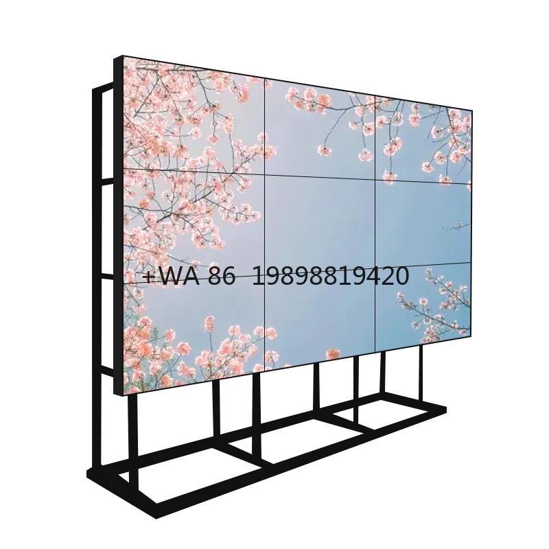 

Digital Display LCD Television Wall Splicing Screen 55 Inch Lcd Video Wall Panels Play Advertising