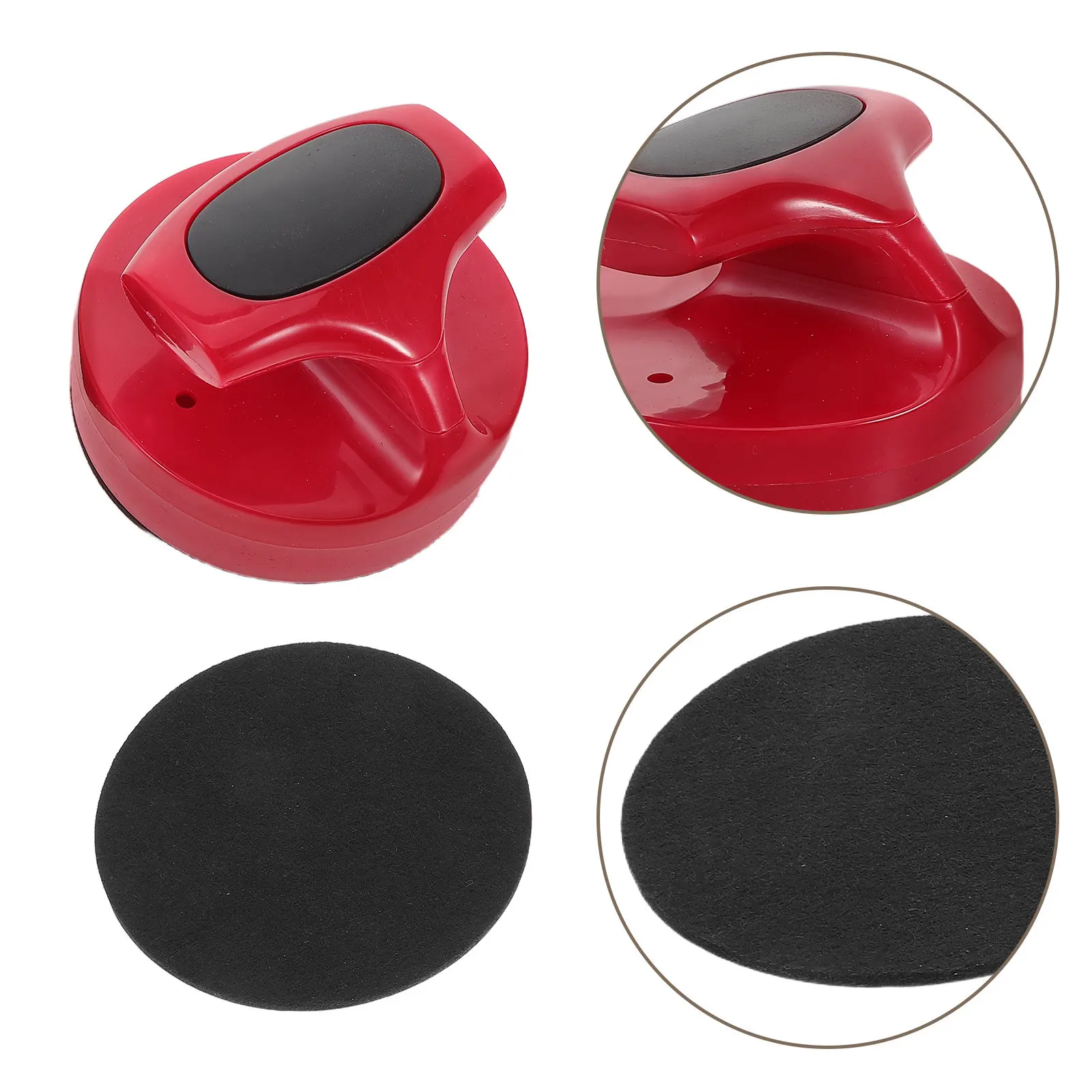 

1Set Air Hockey Pusher Soft Patches Adhesive Lint Replacement for Seamless Glide Long-Lasting Performance Universal Fit Pusher