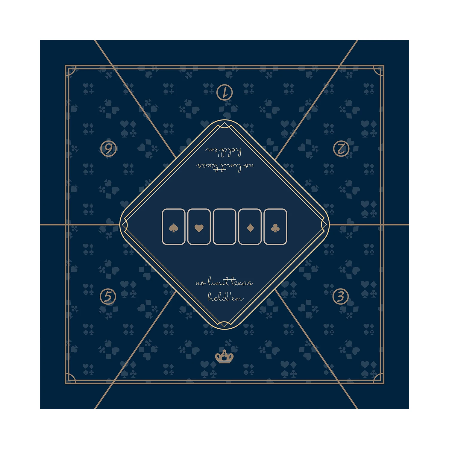 Multi-sizes Casino Texas Hold'em Poker Mat Table Cloth Thicken Non-slip Layout Majong Board Game Chips Table Mats for Poker Game