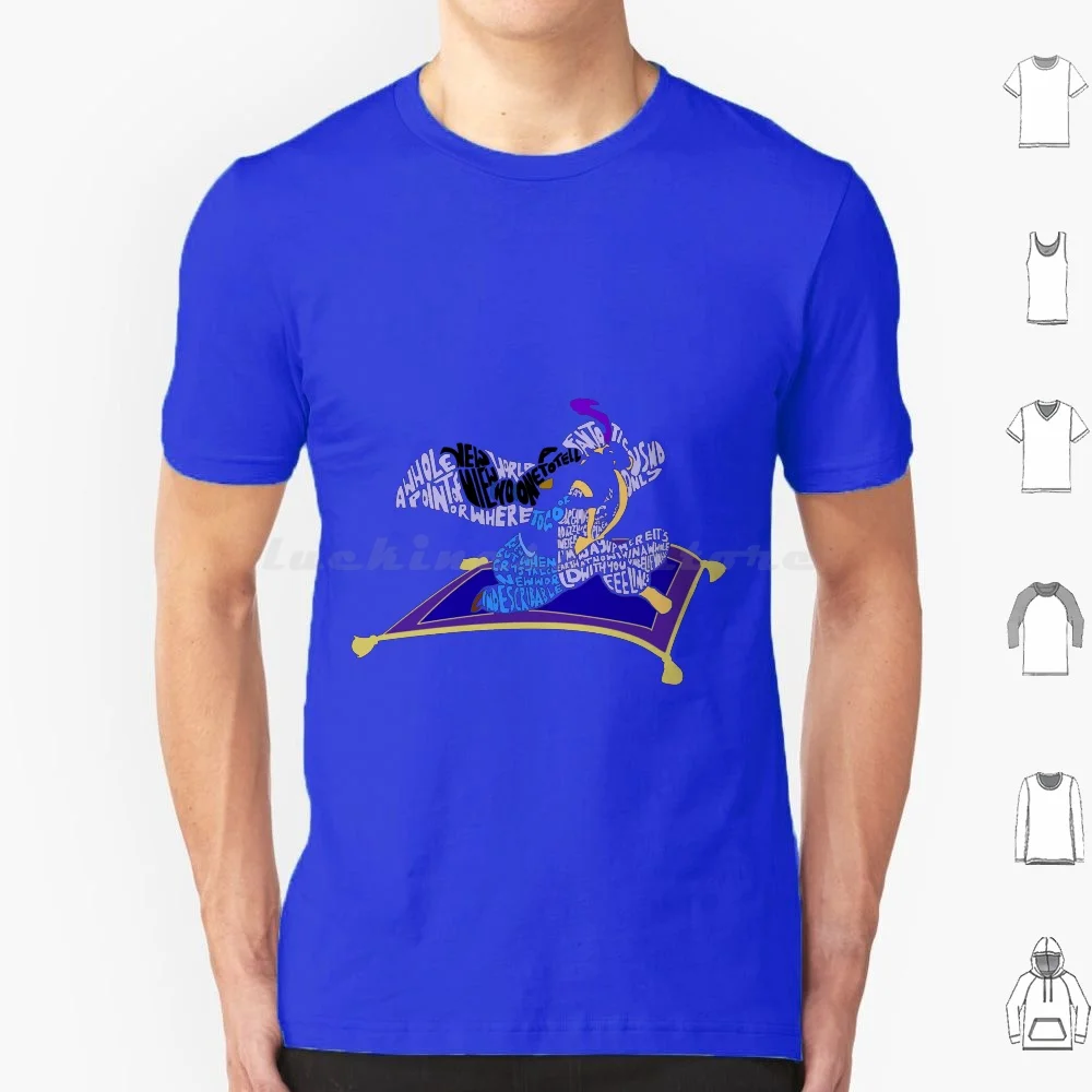 Magic Carpet T Shirt 6xl Cotton Cool Tee Typography Magic Carpet Aladdin A Whole New World