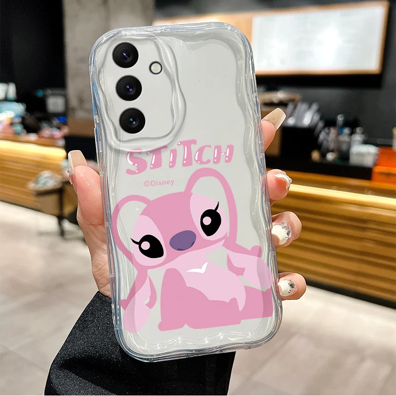 ديزني غرزة الملاك الحال بالنسبة لسامسونج غالاكسي A16 A06 A55 A35 A25 A15 A05 A05S A54 A34 A24 A14 A73 A53 A33 A23 A13 A52 A32 A22 #6