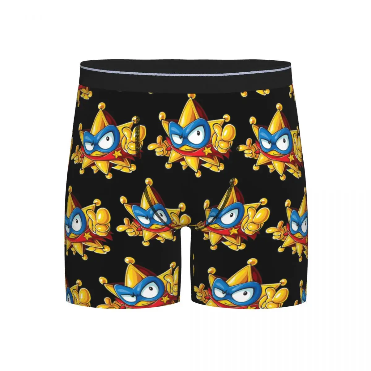 

Long Boxer Underpants Shorts Superthings Panties Men Ventilate Underwear for Homme Man Boyfriend Gift