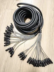 20 Channels XLR 16 Male To Female And 4 Female To Male Ways Extension Cord High Quality Snake Cable Accept Customization