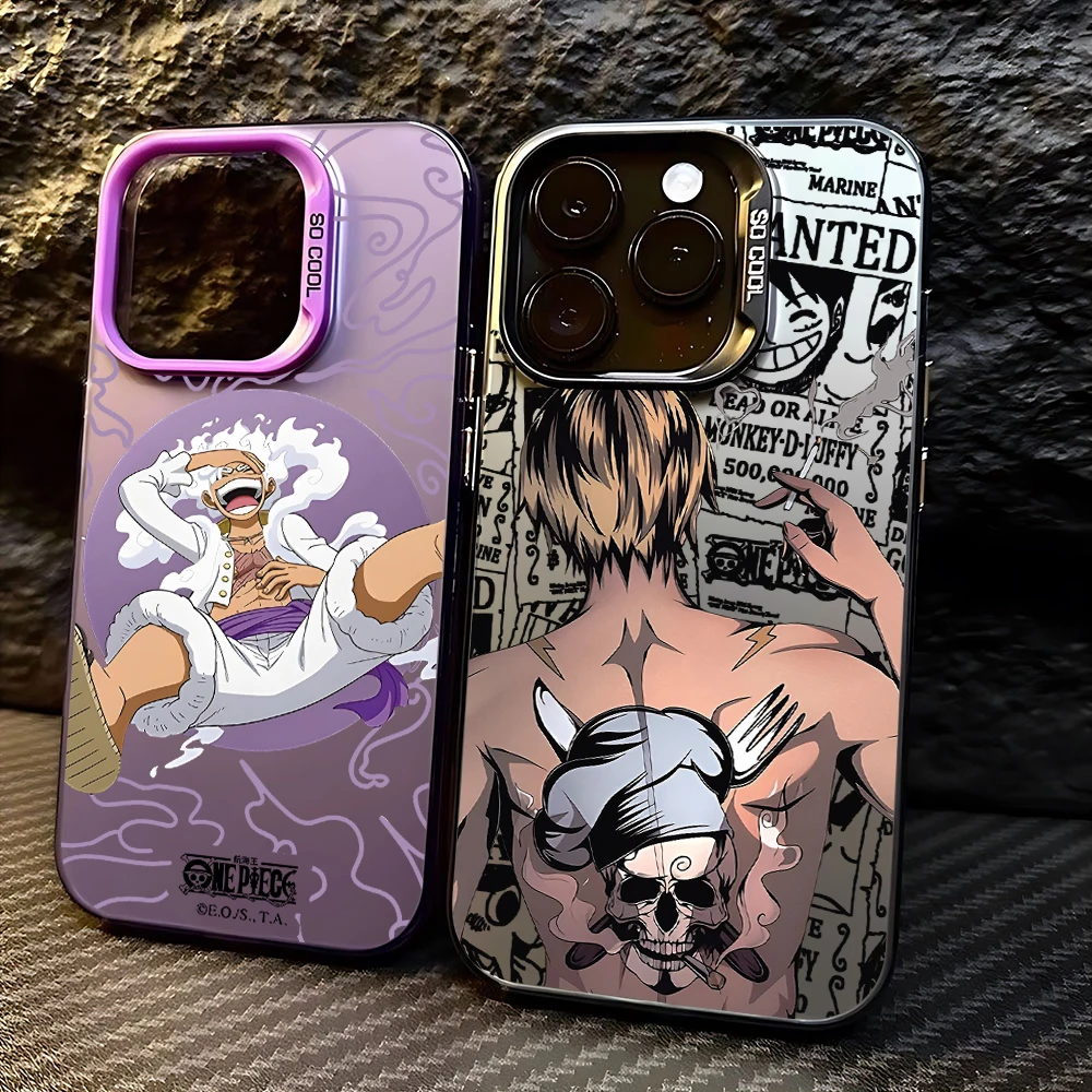 Anime O-One P-Piece Luffy Phone Case for Samsung Galaxy A37 A57 A17 A07 A16 A06 A35 A55 A25 A05S A15 A56 A54 A36 A34 A24 A26 4G