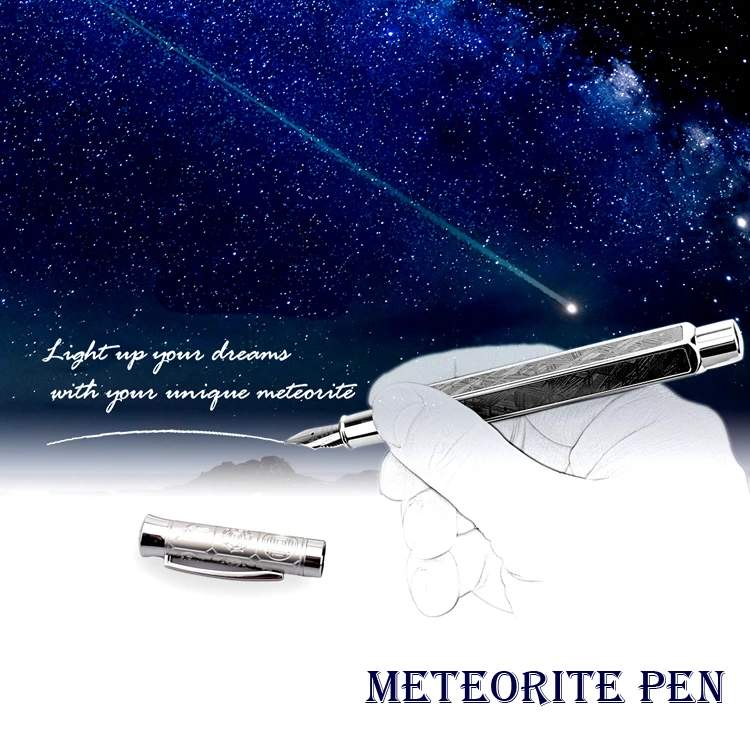 M3850F  Jaguar Natural Meteorite pentagonal Fountain pen for Collection