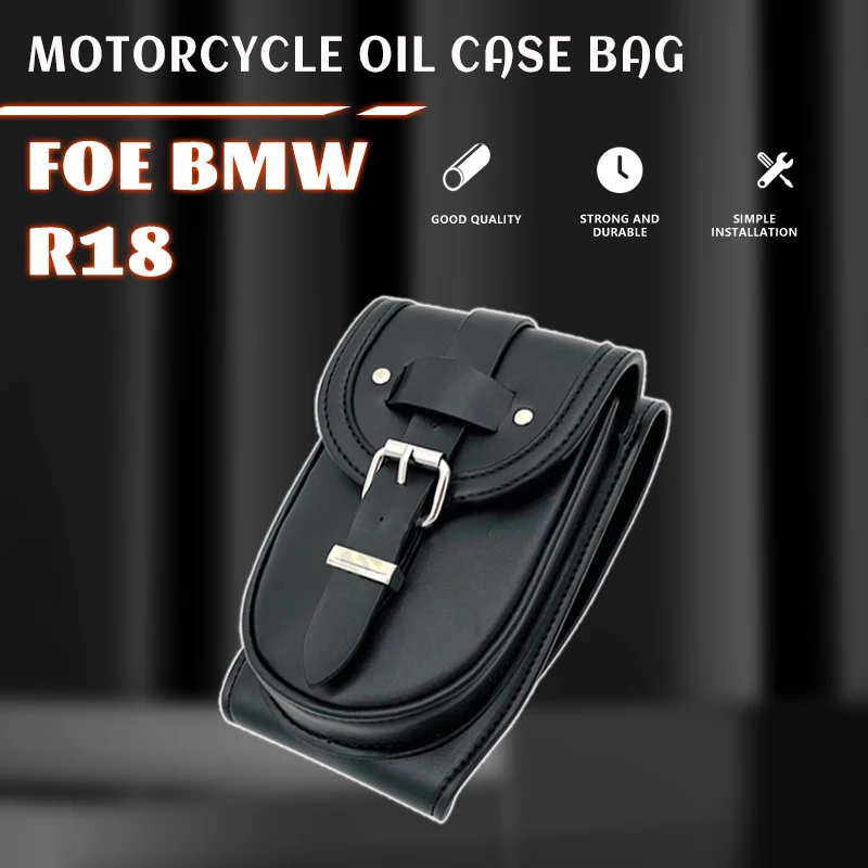 Waterproof Fuel Tank Storage Bag for BMW R18 R 18 Classic Mororcycle Oil Case Bag High Quality PU Leather Luggage Saddle Bags