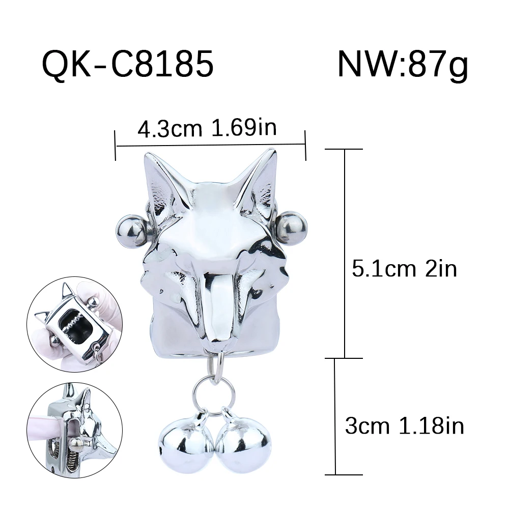 FRKO Stainless Steel Spring Nipple Clamps Breast Stimulation BDSM Bondage Adult Games Fetish Flirting Sex Toys For Women Couples 3