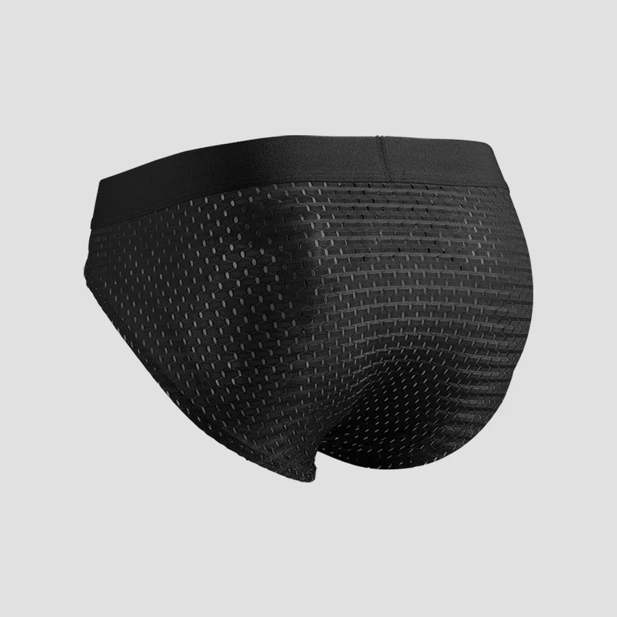 

3 шт., сексуальное нижнее белье из ледяного шелка, мужские антибактериальные трусы с низкой талией, летние дышащие шорты из тонкой сетки, трусы для мальчиков