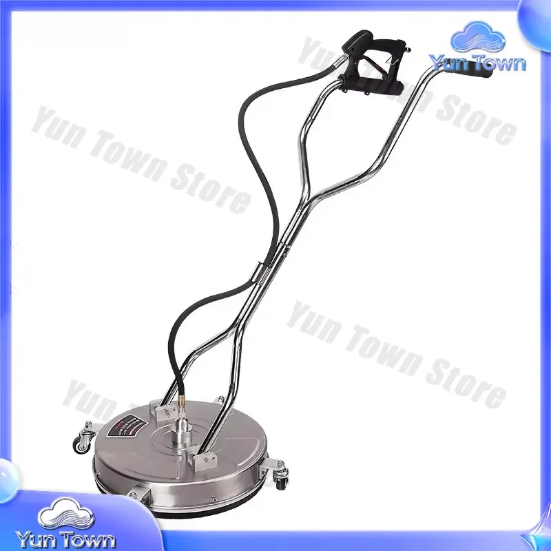 for 18 Inch High Pressure Surface Cleaner Push Wash Technology 4000 PSI Stainless Steel Industrial Outdoor Street Driveway