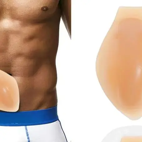 رجل ثلاثية الأبعاد سيليكون الحقيبة منصات Gaff الملابس الداخلية إدراج المنشعب محسن التزلج واقية والعتاد للرياضة الرقص كروسدرسر