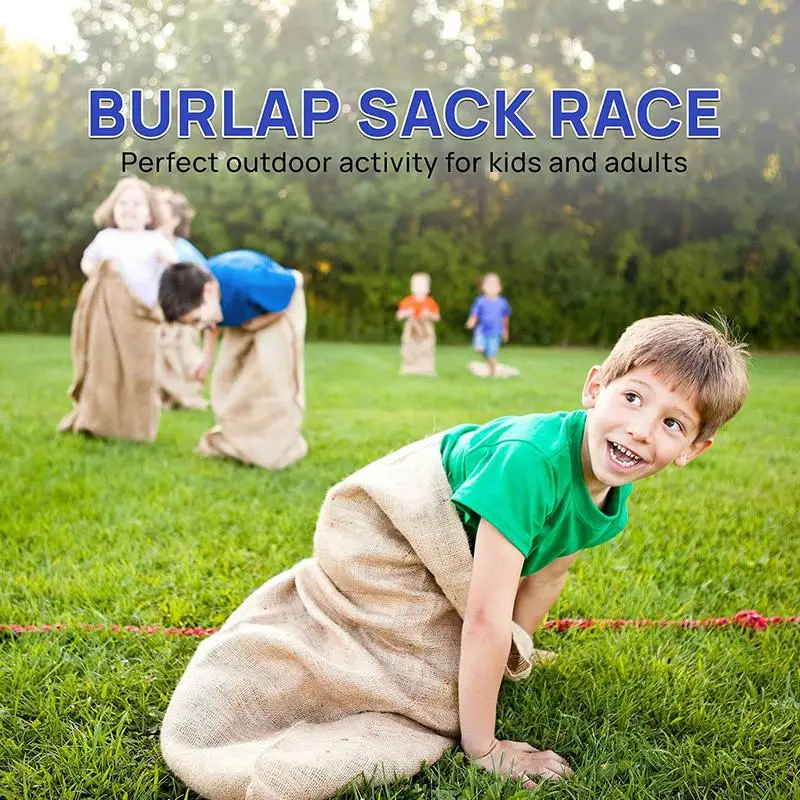 Outdoor Games Jumping Bag Kids Adult Family Jumping Race Supplies Sack Fun Speelgoed School Sports Training Activity Jumping Bag