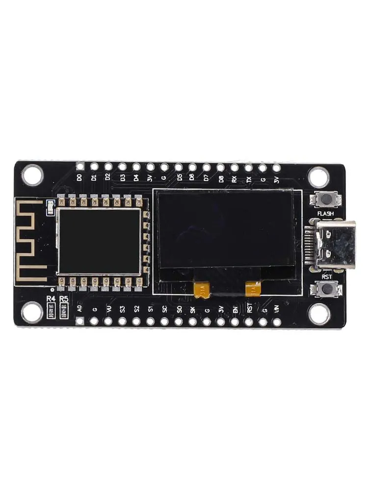 NodeMCU ESP-8266 개발 보드, 아두이노 IDE 및 마이크로파이썬 프로그래밍용 CH-340 드라이버 모듈, 0.96 인치 OLED 디스플레이